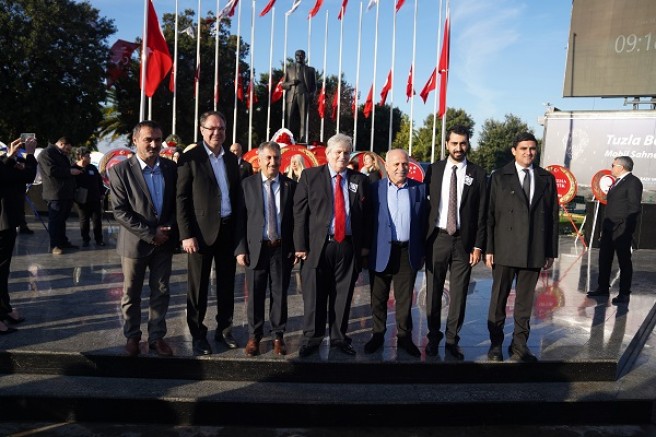 Bülent Akköse 10 Kasım Atatürk’ü anma programlarına katıldı