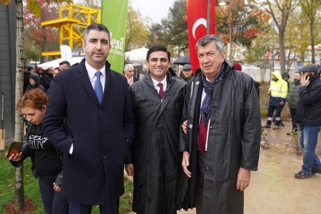 Bülent Akköse Atatürk Fidanlığının açılış törenine katıldı