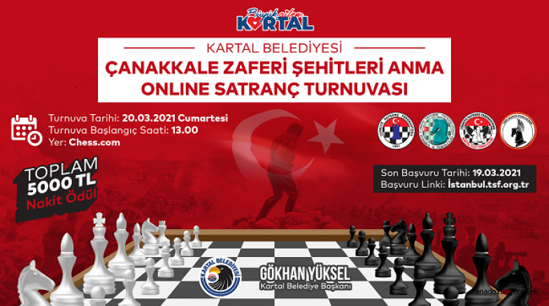 Çanakkale Zaferi ve Şehitleri Anma Online Satranç Turnuvası