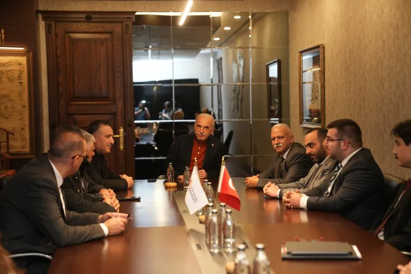 Filistin Yerel Yönetimler Birliği Temsilcileri,Ümraniye Belediyesi’ni Ziyaret Etti