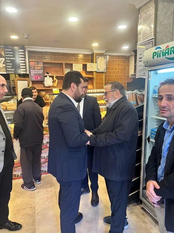 AK Parti Kartal İlçe Başkanı Haydar Göksoy, Yakacık Esnafını Ziyaret Etti