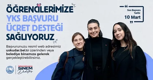 YKS’YE GİRECEK ÖĞRENCİLERE DESTEK