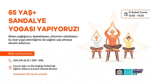 65 Yaş Üstü Komşularımıza Yönelik Sandalye Yogası Etkinliği
