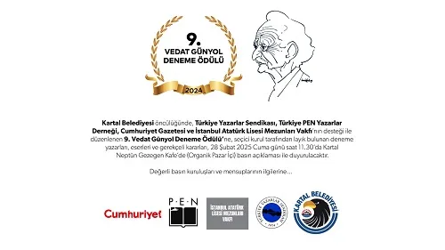 ‘Vedat Günyol 9. Deneme Ödülü’nün Kazanan İsimleri Basın Toplantısında Açıklanacak