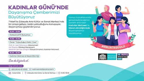 Kadınlar Günü’nde Dayanışma Çemberimizi Büyütüyoruz