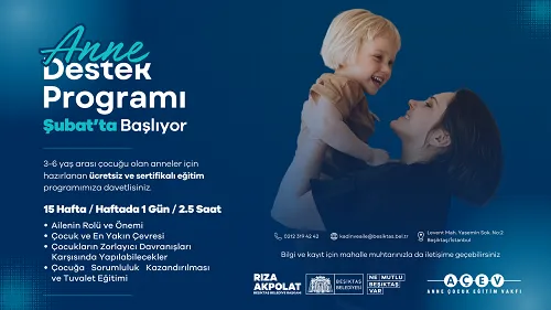 Anne Destek Programı Başlıyor