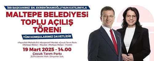 Maltepe Belediyesi’nden Toplu Açılış Töreni