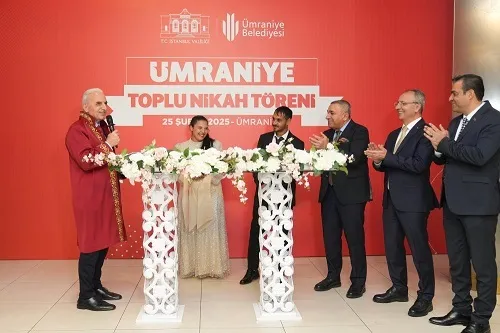 12 ÇİFTİN NİKÂHI BAŞKAN YILDIRIM TARAFINDAN KIYILDI